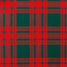 Menzies Green Modern 16oz Tartan Fabric By The Metre